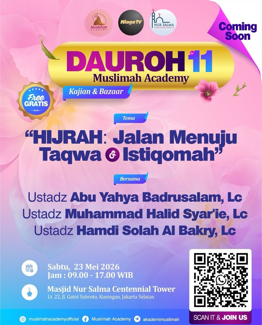 DAUROH 11 - MUSLIMAH ACADEMY